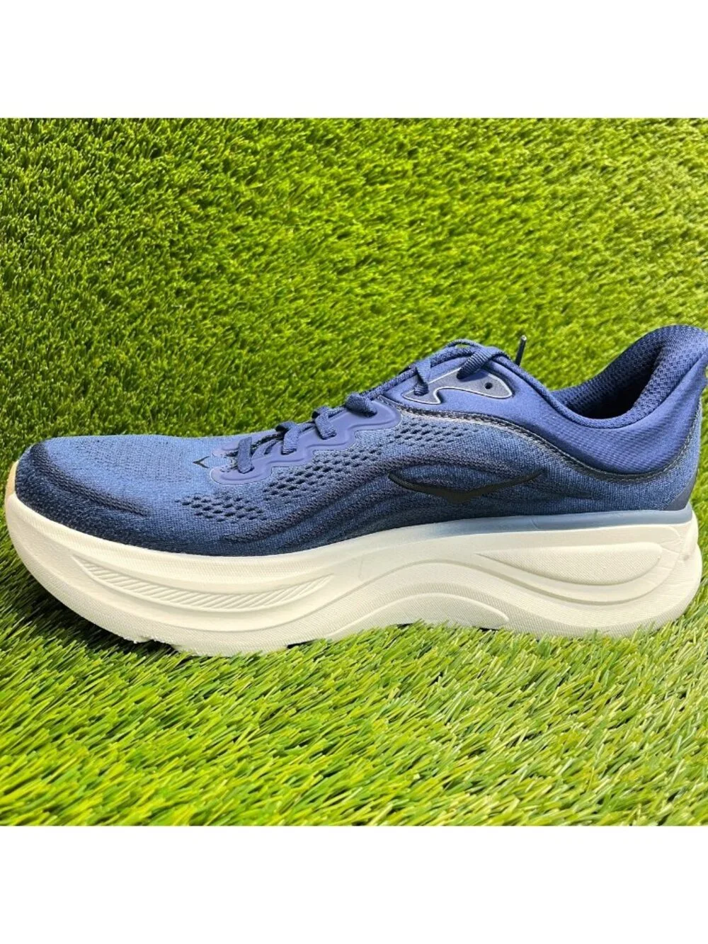 Hoka One One Bondi 9 Mens Size 13 Blue Athletic Running Walking Shoes Sneakers